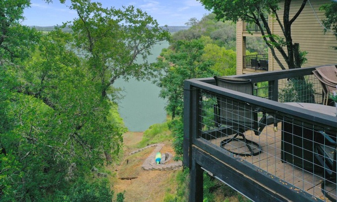 Spicewood Casa | Lakefront Home: Hot Tub, Boat Slip, and Game Room