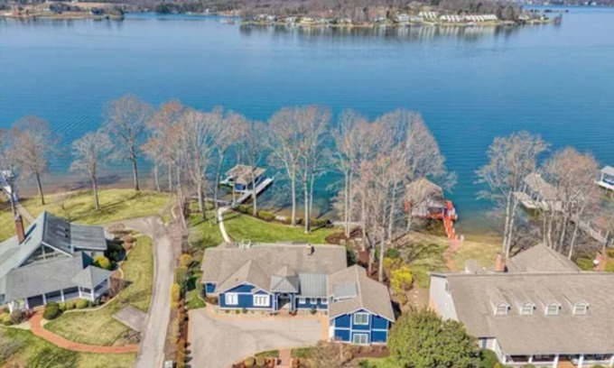 Penhook Casa | Lakefront Home with Private Dock, Sunset Views, Pet-Friendly~sleeps eight
