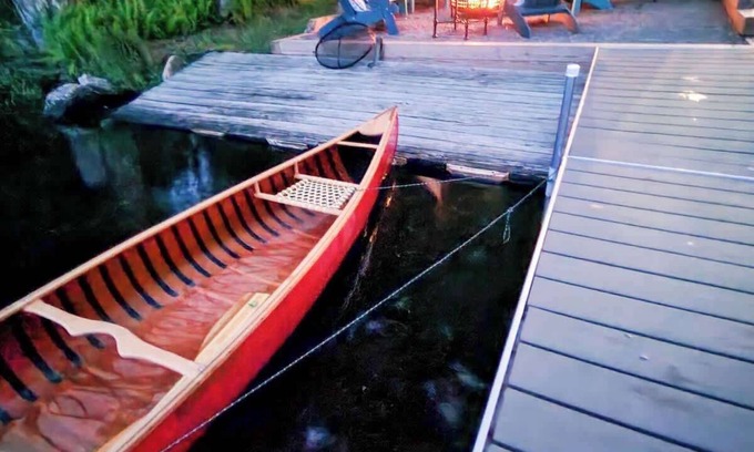 Gouldsboro Casa | Lakefront * Hot Tub * Canoes * Game Room * Wood FP