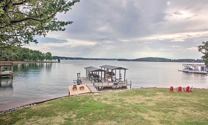 Penhook Casa | Lakefront Living with Dock, Fire Pit & Sunroom!