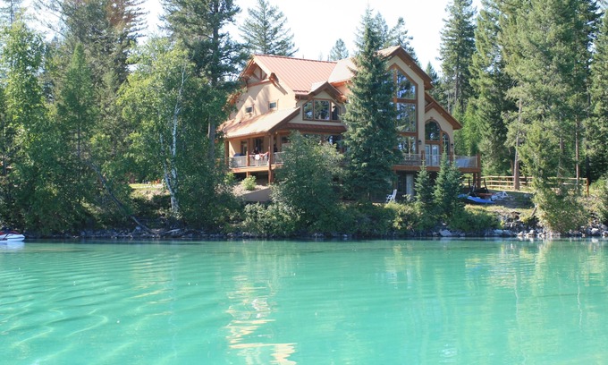 Whitefish Cabina | Lakefront Luxury Cabin Aug, September 2019 DISCOUNT $1200 off