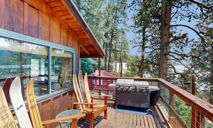 Bayfield Casa | Lakefront, neighboring cabins w/ beautiful views, deck with views