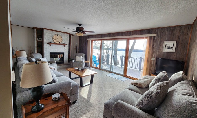 Birchwood Casa | Lakefront Northwoods Retreat for Swimming, Fishing & Relaxing at The Bird House!