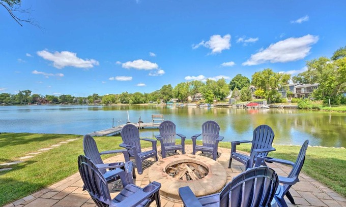 Lake Shangrila Casa | Lakefront Oasis with Boat Dock, Fire Pit, Grill