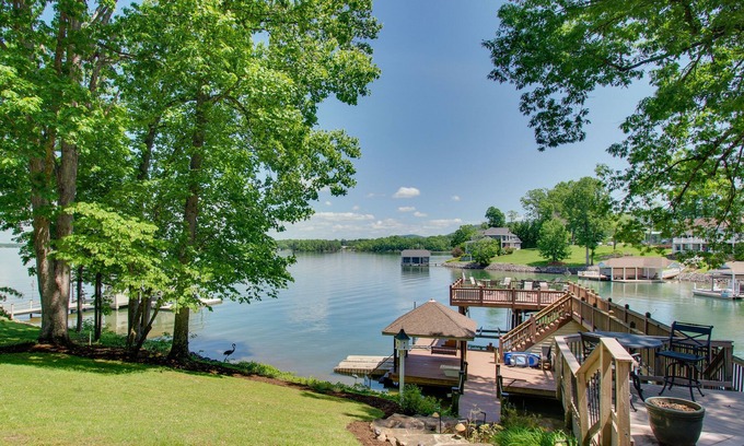 Penhook Casa | Lakefront Penhook Home w/ Hot Tub & Fire Pit!