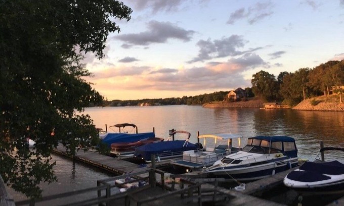 Steele Creek Casa | Lakefront Property Two Bedroom Cabin #35 at Long Cove Resort by Redawning