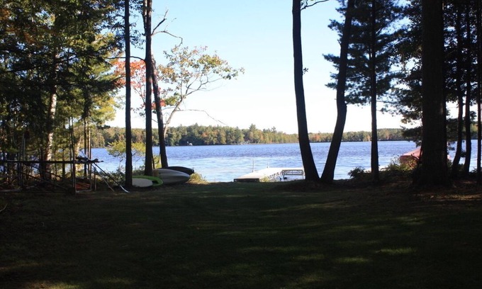 Rhinelander Casa | Lakefront property with pier on Third Lake of the Moen Chain , Rhinelander