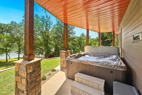 Springdale Casa | Lakefront Retreat - Hot Tub & Game Room