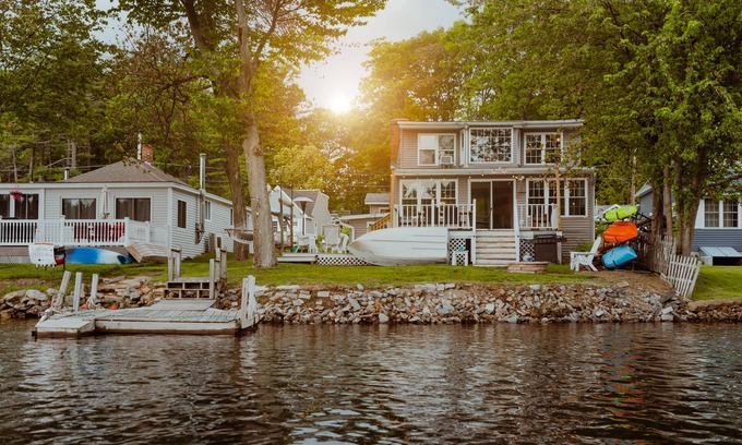 Westminster Casa | Lakefront; view of ski mountain, firepit, dock, kayaks, laundry, outdoor shower