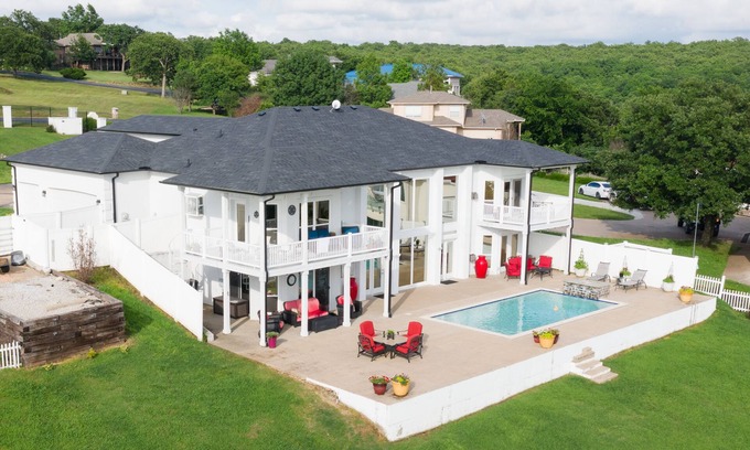 Skiatook Casa | Casa del lago con piscina privada