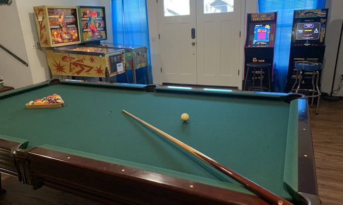 Lost Bridge Village Casa | Lakeside Arcade, Hot Tub, Pinball, Foosball, Air Hockey, GAMES, roaming deer
