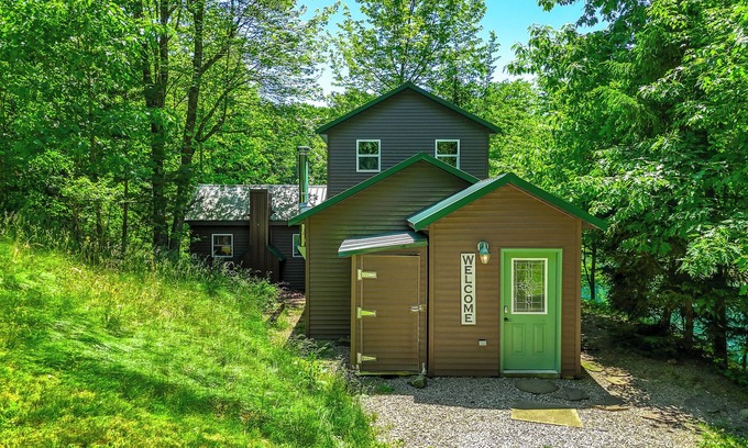 Sandyville Cabina | Lakeside Cabin | Fish Swim Kayak