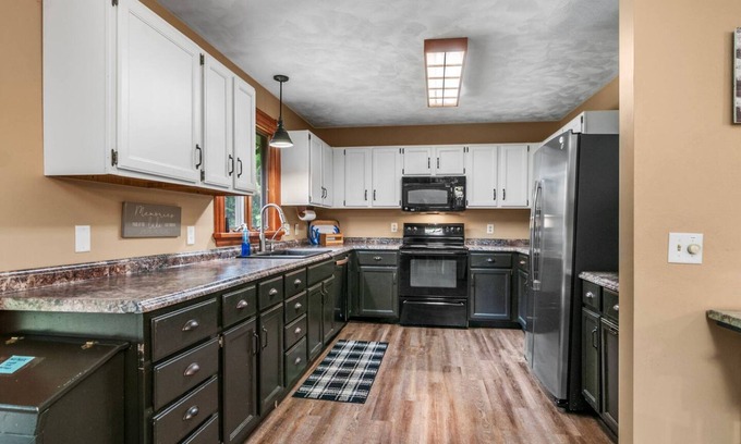 Gaylord Casa | Lakeside Getaway Includes Hot Tub pet Friendly
