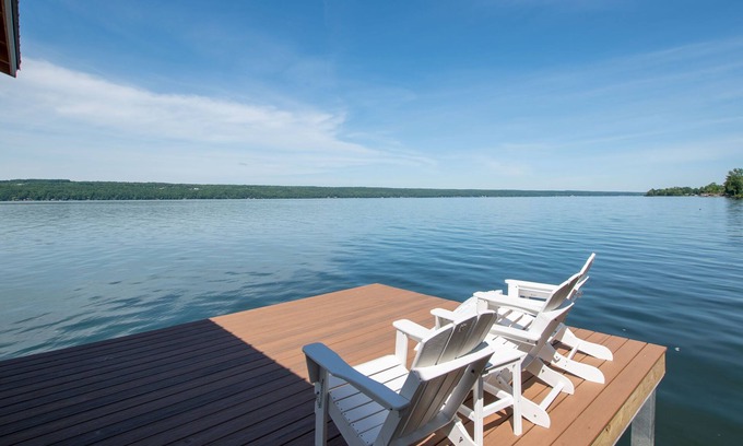 Lansing Casa | Lakeside Station: Luxury, Lakeside Home - Close to Ithaca