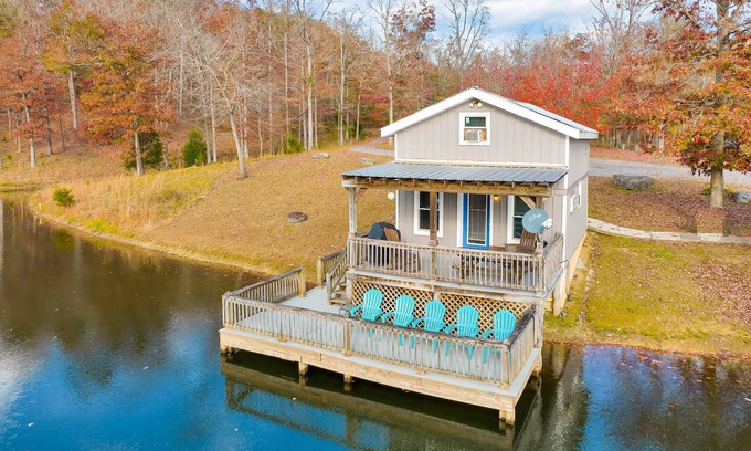 Rising Fawn Cabina | Lakeview Cabin Pesca