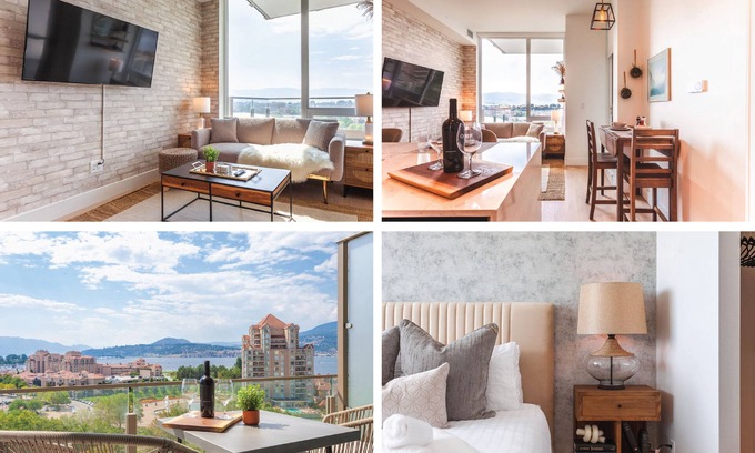 Kelowna Central Business District Apartamento | ☆ Lakeview | Luxury 1BR & State-of-Art Amenities! | DT Kelowna ☆