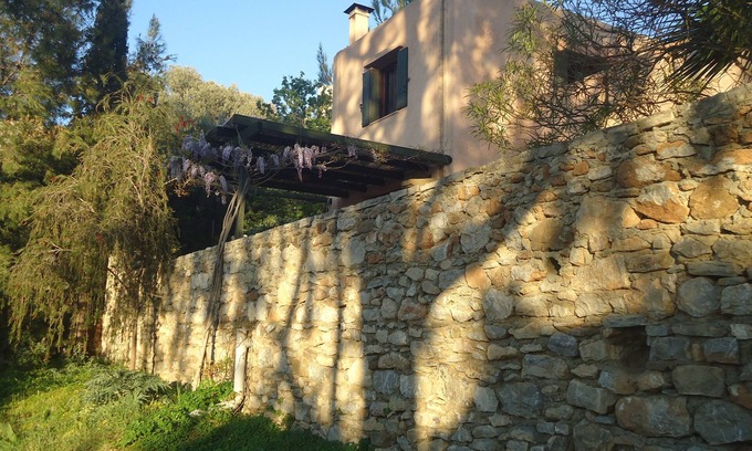Faistos Casa | Landhaus Achladia encantada con jardín, vistas al mar, la tranquilidad y puestas de sol