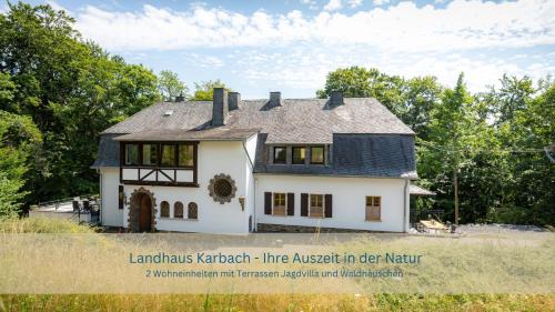 Kurrenberg Casa | Landhaus Karbach komplett oder einzelne Wohneinheiten Villa inkl Sauna bzw Waldhäuschen