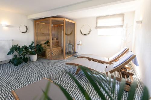 Blaufelden Apartamento | Landhaus Paco Familienferien mit Sauna und Kamin