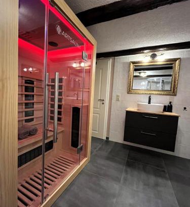 Porschdorf Apartamento | Landhaus Wohnung - SAUNA, Balkon, Netflix, Parkplatz