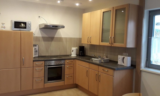Bad Koenigshofen I. Grabfeld Apartamento | Large bungalow (90sqm) with 2 bedrooms and a terrace
