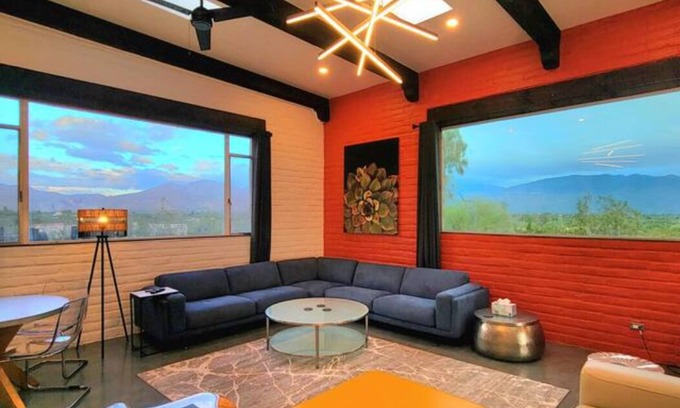 Telesis Estates Cabaña | Large 1 BR Artist Studio Mountain Views heated pool