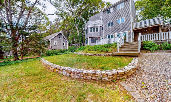 West Hyannisport Casa | Large, air-conditioned home with 3 decks & yard - 3/4 mile to Covell's Beach