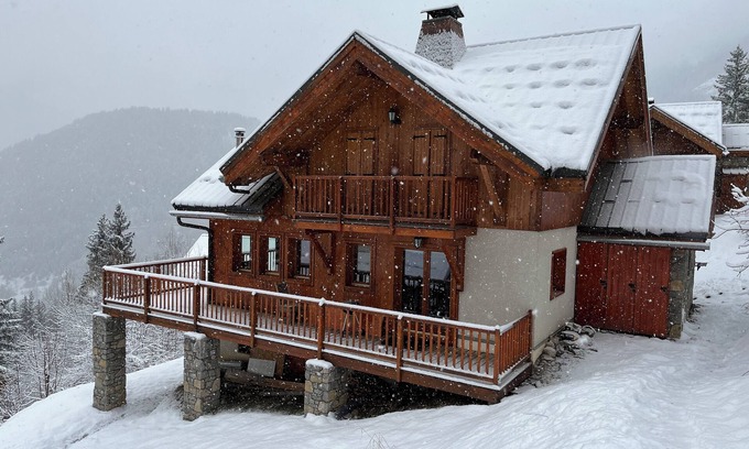 Oz-en-Oisans Chalet De Esquí | Large chalet 12 people | 20m from the slopes | Sauna & mountain view
