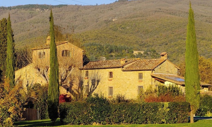 Cortona Apartamento | Encantador apartamento Old Mill de 1 dormitorio con piscina en Molino di Bordone, Cortona