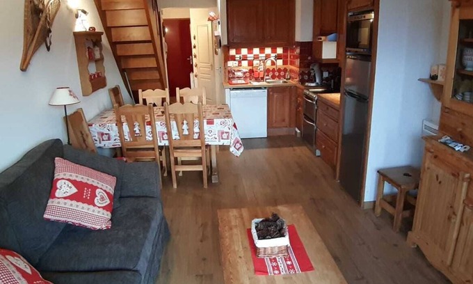 La Joue du Loup Apartamento | Gran duplex de 50m2 al pie de las pistas LA JOUE DU LOUP