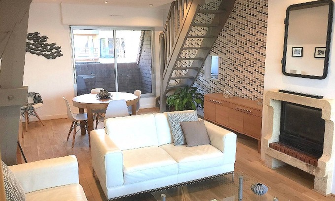 Benerville-sur-Mer Apartamento | Gran duplex vistas panorámicas al mar