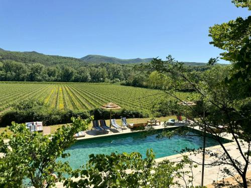 Lamalou-les-Bains Casa | Large Estate With A Pool Overlooking The Vineyards