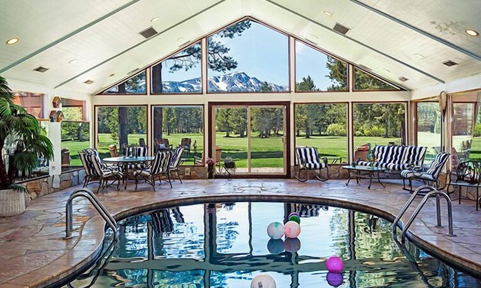 South Lake Tahoe Casa | 7 dormitorios con piscina cubierta Campo de golf Estate- Descuentos todo abril / mayo