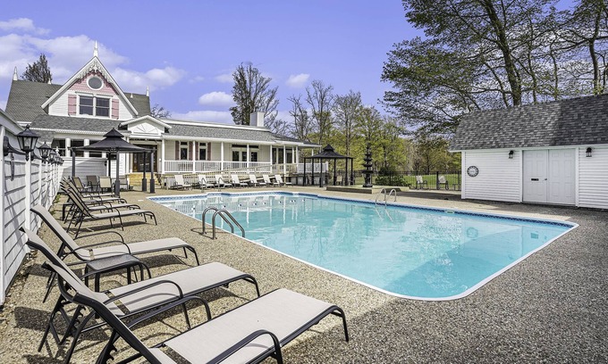 Fennville Casa | Large family friendly compound, heated pool, and Indoor Basketball court