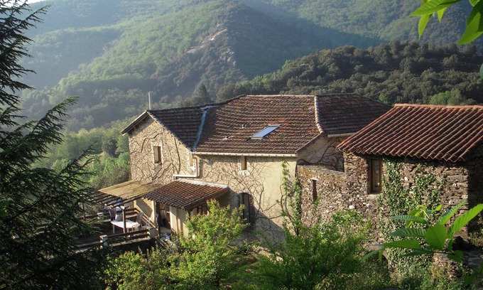 Les Plantiers Casa | Casa de campo rústica en el borde del Parque Nacional de Cévennes para hasta 6 personas