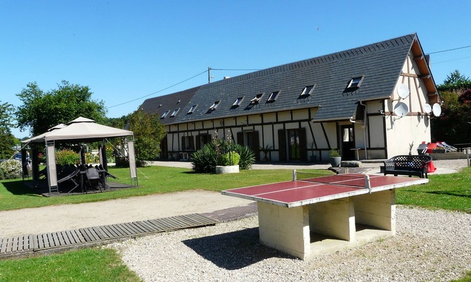 Criquetot-sur-Longueville Casa | Norman casa de lujo grande de 14-24 personas + piscina climatizada en 3 ha