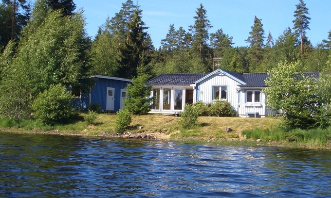 Bottnaryd Casa | Gran casa de vacaciones en el lago Mulserydsjön con sauna