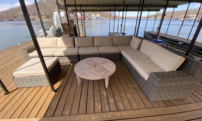 Sunrise Beach Casa | Large house and a great dock in quiet Spring Cove!
