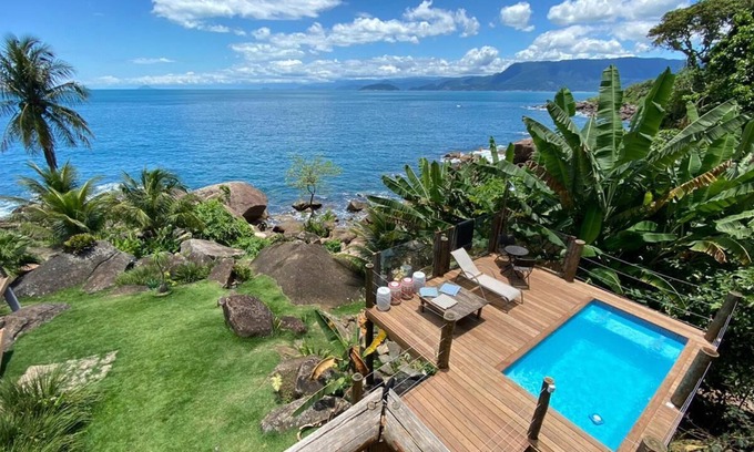 Praia de Taubate Casa | Gran casa Costa Ilhabela