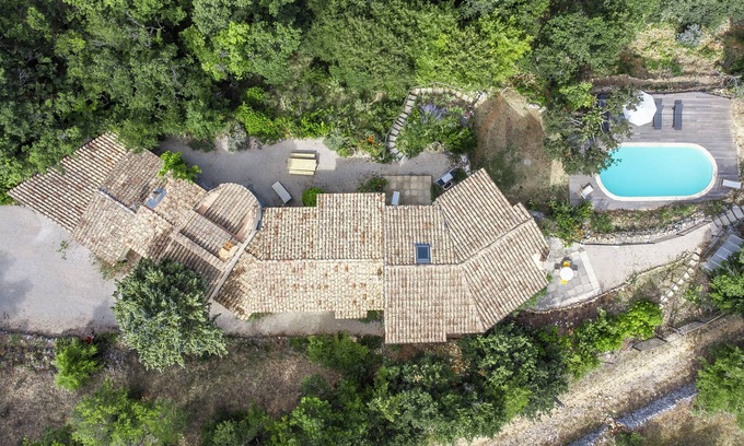 Sault Casa | Piscine chauffée et vue sur le Mont Ventoux