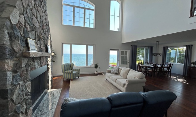 Burtchville Casa | Large Lake house on Lake Huron, 7 bedrooms, 5.5 baths, great for family retreat.