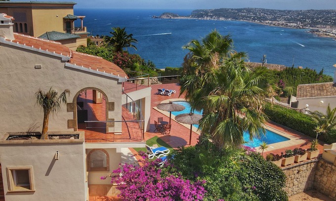Aduanas Villa | villa lujosa con vistas al mar espectaculares para maximo 8 a 10 persones