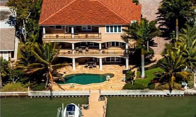 Indian Rocks Beach Casa | Large Mediterranean Oasis - Water Views & Pool