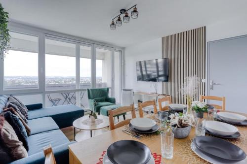 Sevran Apartamento | Large-Paris, CDG, Villepinte Expo, Disney, Asterix