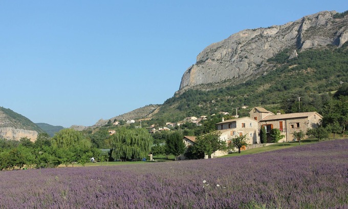 Orpierre Casa | Gran casa provenzal, gran jardín y lavanda (Le Moulin, Maison du Haut)