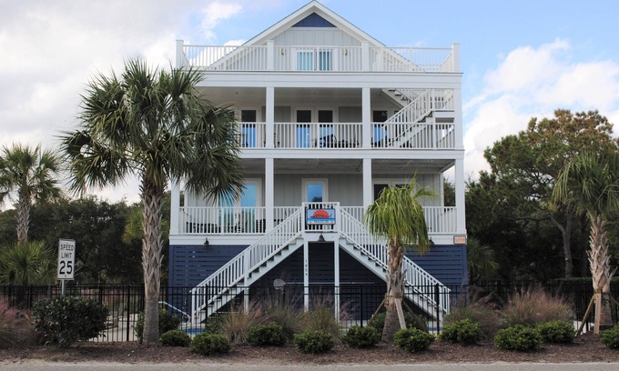 North Litchfield Beach Casa | Large second row beach home with private swimming pool located at North Litchfield Beach.