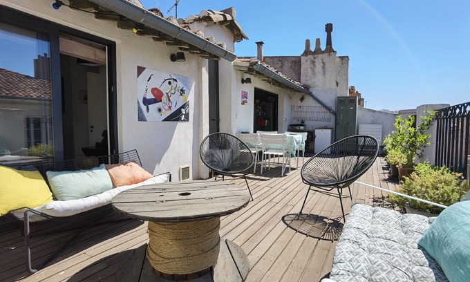 Notre-Dame du Mont Apartamento | Large T2 with terrace in the heart of Marseille