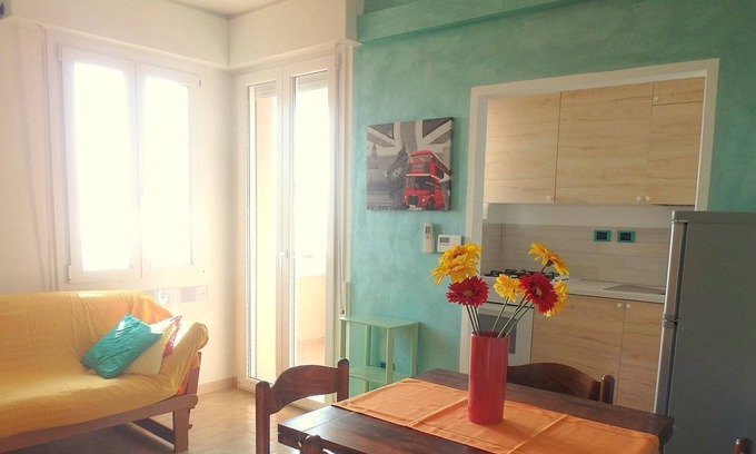 Lido di Pomposa Apartamento | Amplio apartamento de tres habitaciones en el centro con hermosa vista al mar en Lido di Pomposa