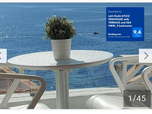 Guimar Apartamento | LAS OLAS ATICO PENHOUSE with TERRACE and SEA VIEW, 2 bedrooms