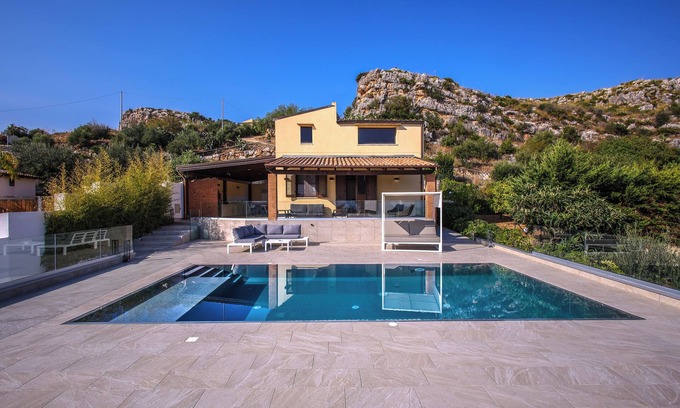 Scopello Villa | LAST MINUTE 9/24 AUGUST! VILLA BALARM WITH PRIVATE POOL AND HEATED JACUZZI